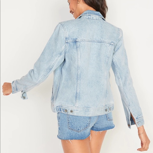 Old Navy light wash denim jacket Sz. M - Picture 11 of 11